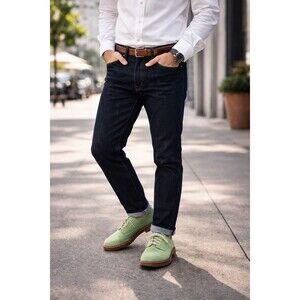 Brooks Brothers Green Suede Goodyear Welted Mens Oxford Size 8.5